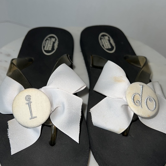 I Do Bridal Flip Flops by Morgan & Company - Picture 9 of 10
